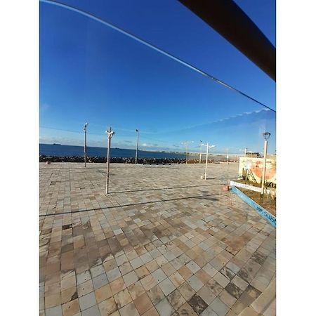 605 Flat Mobiliado Com Vista Lateral Mar Na Praia De Iracema Com Ventilador 福塔雷萨 外观 照片
