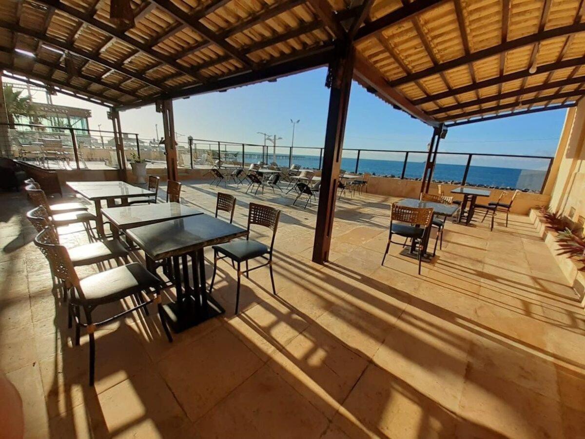 605 Flat Mobiliado Com Vista Lateral Mar Na Praia De Iracema Com Ventilador 福塔雷萨 外观 照片