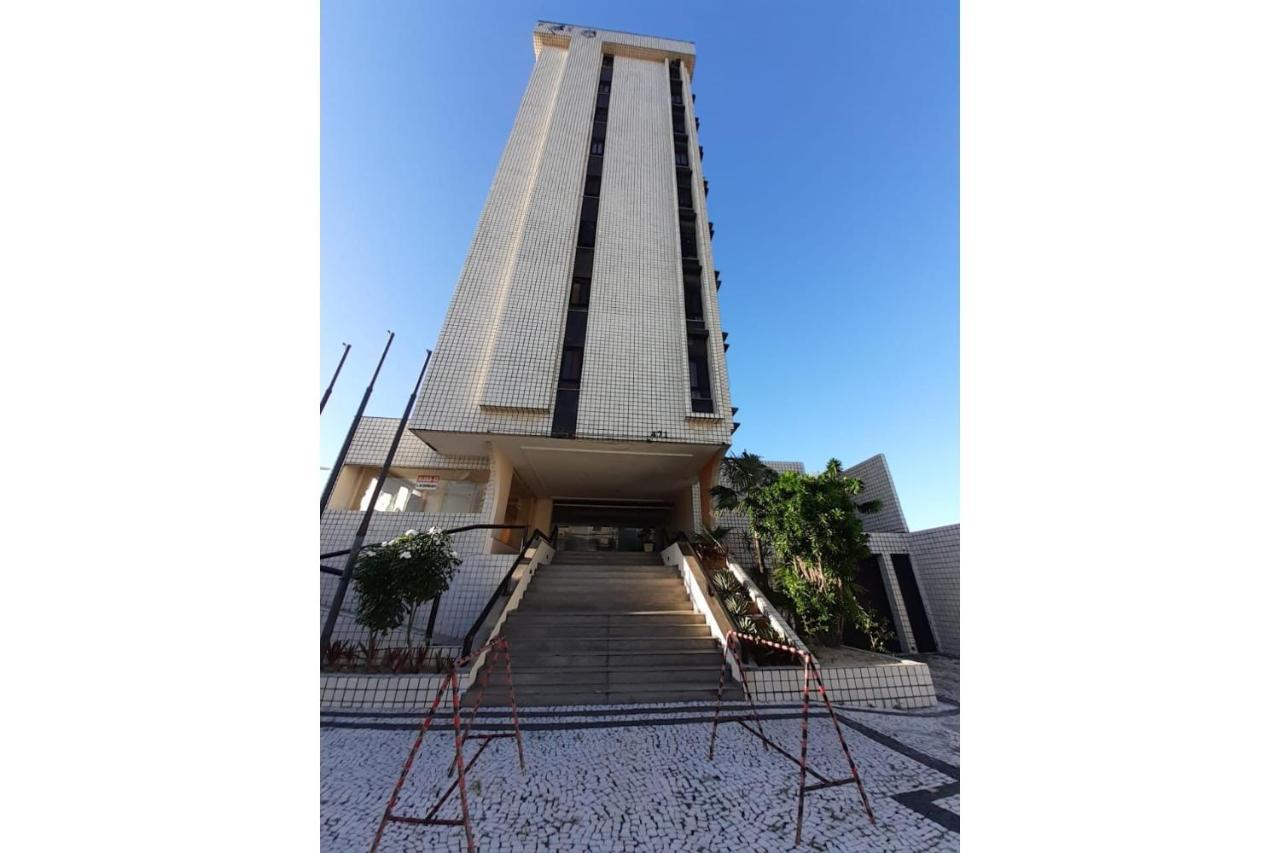 605 Flat Mobiliado Com Vista Lateral Mar Na Praia De Iracema Com Ventilador 福塔雷萨 外观 照片