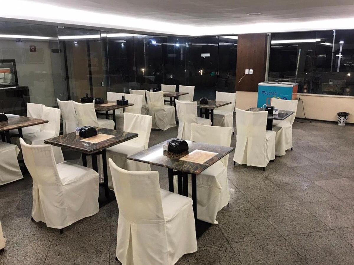 605 Flat Mobiliado Com Vista Lateral Mar Na Praia De Iracema Com Ventilador 福塔雷萨 外观 照片